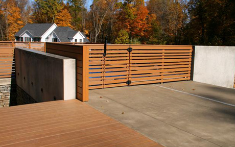 Wooden decking